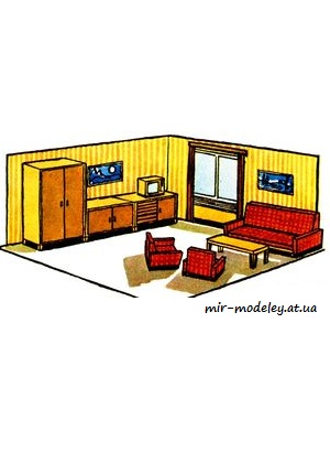 №4785 - Obyvaciho pokoje [ABC 1974-03-04] из бумаги