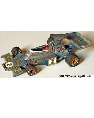 №4808 - Lotus 72 D JPS [ABC 1975-11] из бумаги