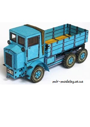 №4778 - Cisterna Tatra 23 Buldog [ABC 1973-14] из бумаги