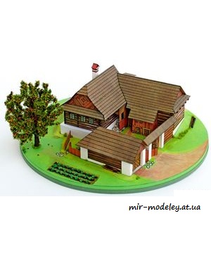 №4837 - Usedlost z Ceskomoravskej Vrchoviny [ABC 1976-16] из бумаги