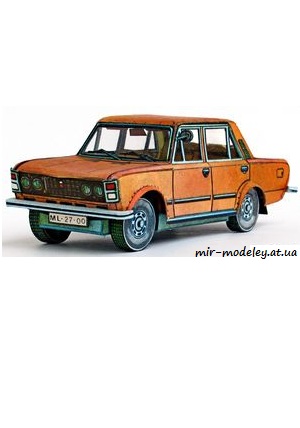 №4824 - Fiat 125 [ABC 1976-01] из бумаги