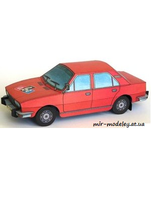 №4829 - Skoda 120ls [ABC 1976-09] из бумаги