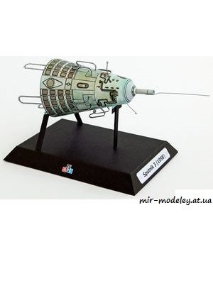 №4842 - Druzice Sputnik 3 [ABC 1977-01] из бумаги