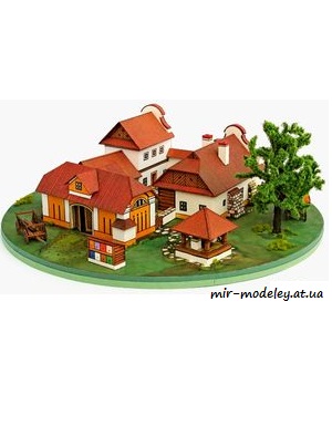 №4813 - Jihocesky statek ze Sobeslavska (ABC 15-1975) из бумаги