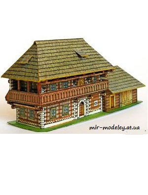 №4880 - Malovane stavby z Cicman [ABC 1977-23] из бумаги