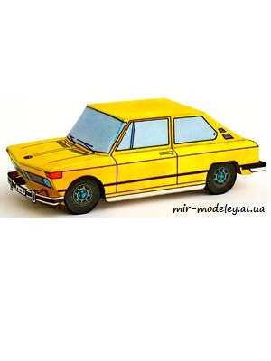 №4823 - BMW Touring (ABC 22/1975) из бумаги