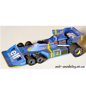 №4833 - Tyrrell P34 [ABC 1976-13] из бумаги