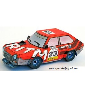 №4913 - Fiat Ritmo Abarth (ABC 23/1978) из бумаги