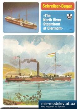 №4992 - North River Steamboat [Schreiber-Bogen 71749] из бумаги