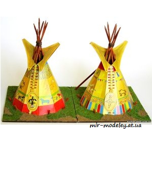 №4912 - Tee-pee (ABC 1978-22) из бумаги