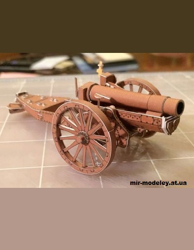 №533 - Полевая 6-дюймовая тяжелая гаубица / BL 6inch 26cwt Howitzer (Wayne McCullough) из бумаги