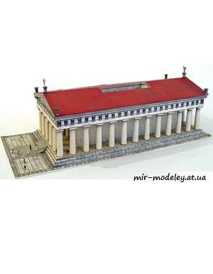 №522 - 7 divu sveta - Diuv chram a socha v Olympii [ABC 1995-23-24-01] из бумаги