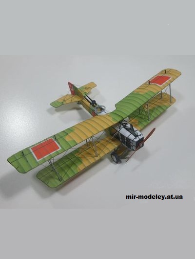 №532 - Бомбардировщик, самолет-разведчик Breguet XIV (Wayne McCullough) из бумаги