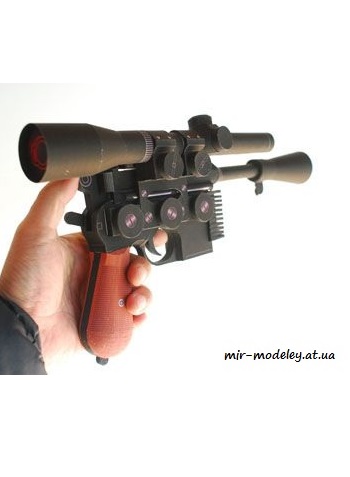 №531 - DL-44 Greedo Killer [UHU 02] из бумаги — скачать развертку из бумаги