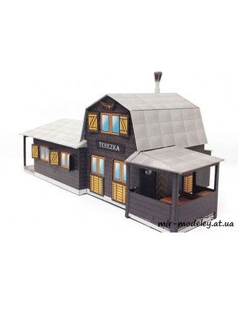 №527 - Коттедж Терезка / Chata Terezka (ABC 23/2015) из бумаги