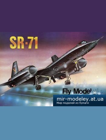 №5081 - SR-71A Blackbird [Fly Model 031] из бумаги