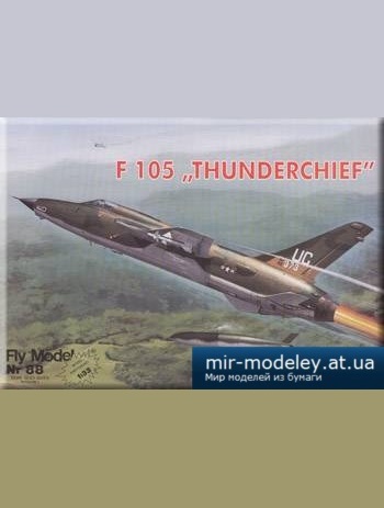 №5126 - F-105 Thunderchief [Fly Model 088] из бумаги