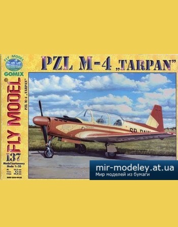 №5165 - PZL M-4 Tarpan [Fly Model 137] из бумаги