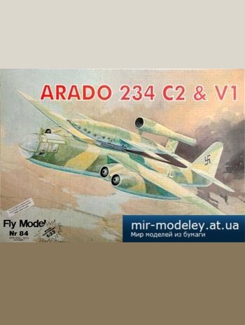 №5122 - Arado 234 C2 and V1 [Fly Model 084] из бумаги