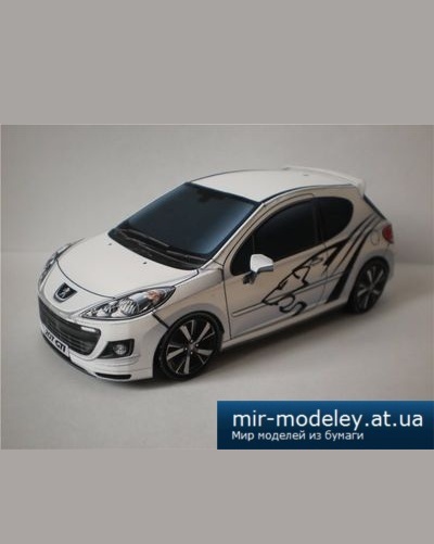 №5471 - Peugeot 207 GTI Street racing [Hitoshi Shinozaki] из бумаги