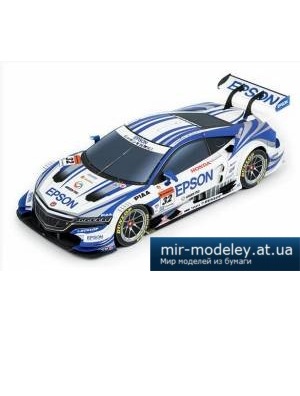 №5506 - 2014 SUPER GT500 Honda NSX CONCEPT-GT (детализированная версия) [Kin Shinozaki] из бумаги