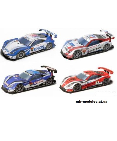 №5498 - 2011 Honda HSV 010-GT (6 вариантов раскраски) [Kin Shinozaki] из бумаги