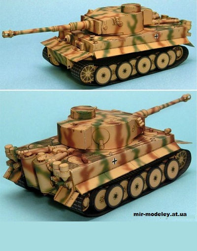 №5442 - Tiger I [Lazylife] из бумаги