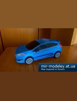 №5489 - Ford Fiesta (Kin S.) из бумаги