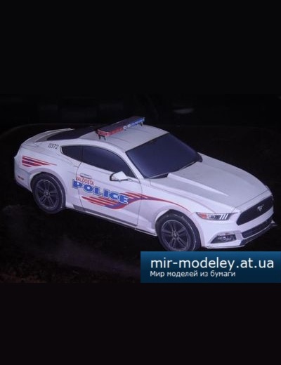 №5494 - 2015 Ford Mustang Valdosta Police [Kin Shinozaki] из бумаги
