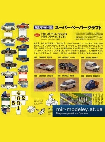 №5464 - Daytona Street Challenge [Kin Shinozaki 17] из бумаги