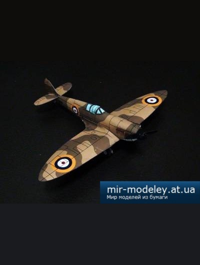 №5425 - Spitfire Mk I Early [ThaiPaperwork] из бумаги
