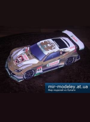 №5503 - Epson Honda HSV-010 GT 2010 Castrol Racing [Kin Shinozaki] из бумаги