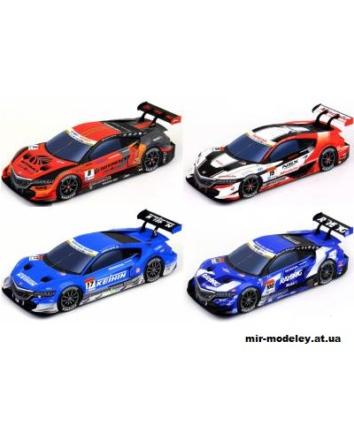 №5511 - 2015 Honda NSX CONCEPT-GT (4 варианта раскраски) из бумаги
