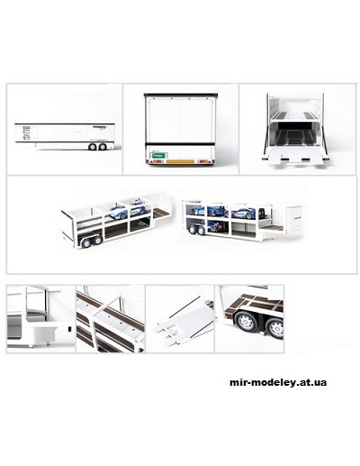 №5527 - Прицеп-автовоз 2012 [Hitoshi Shinozaki] из бумаги