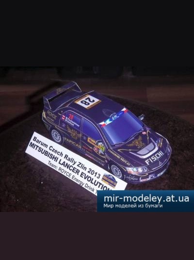 №5522 - Mitsubishi Lancer Evolution IX (Barum Czech Rally Zlin 2013, #28 Royce Energy Drink Team) [Kin Shinozaki]