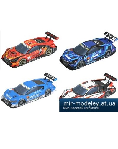 №5514 - 2016 Honda NSX CONCEPT-GT (4 варианта раскраски) [Kin Shinozaki] из бумаги