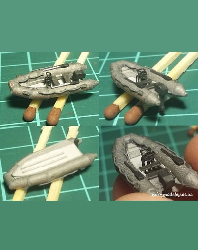 №5780_2 - Резиновая лодка (Векторизация модели от Антона Якунина/Orlik 8/2017) из бумаги