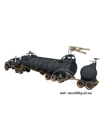 №685 - Madmax war rig [Paper-replika] из бумаги — скачать развертку из бумаги