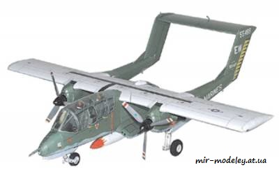 №6334 - OV-10А Bronco (ModelArt) из бумаги