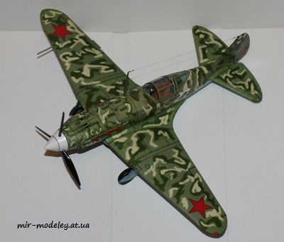 №3062 - МиГ-3 (ModelArt) из бумаги