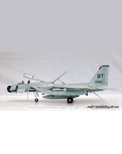 №6297 - F-15C Eagle (ModelArt) из бумаги — развертка из бумаги