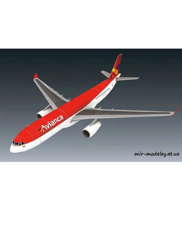 №6356 - Avianca A330-243 [Julius Perdana] из бумаги
