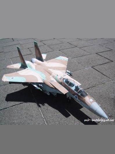 №6300 - F-15I RAAM (ModelArt) из бумаги