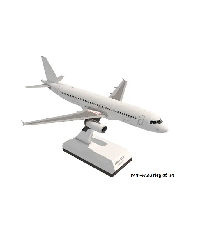 №6367 - Airbus A380 White Livery for Recolor (Paper-Replika) из бумаги