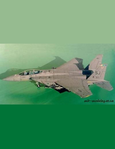 №6298 - F-15E Strike Eagle (ModelArt) из бумаги