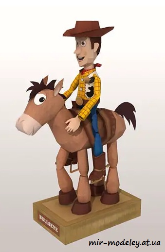 №4233 - Bullseye - Toy Story (Paper-Replika) из бумаги
