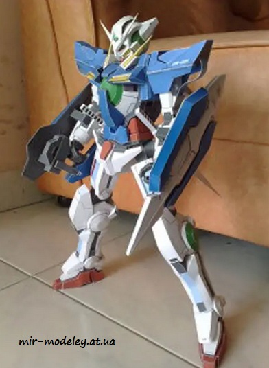 №4458 - Gundam Exia Full Attribute [Paper-Replika] из бумаги