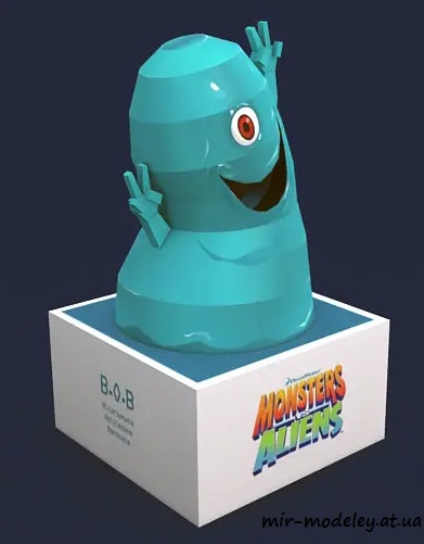 №4406 - BOB - Monsters vs Aliens (Paper-Replika) из бумаги