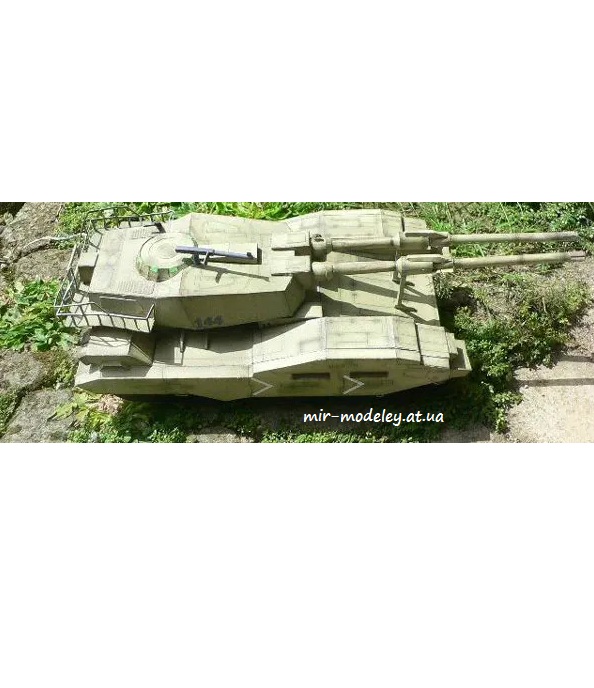 №4250 - Type 61 Dual Cannon MBT [Paper-Replika] из бумаги