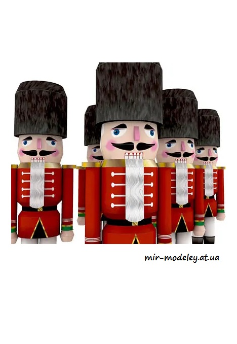 №4424 - Nutcracker (Paper-Replika) из бумаги